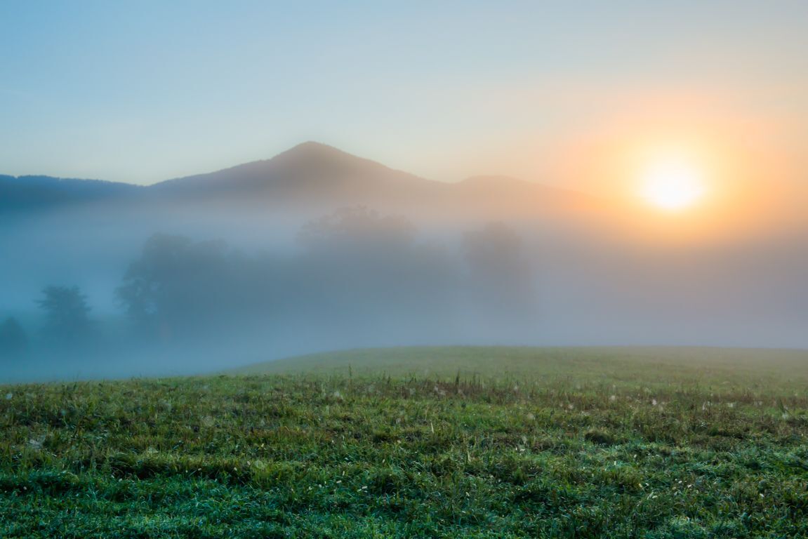 Cades Cove Foggy Morning