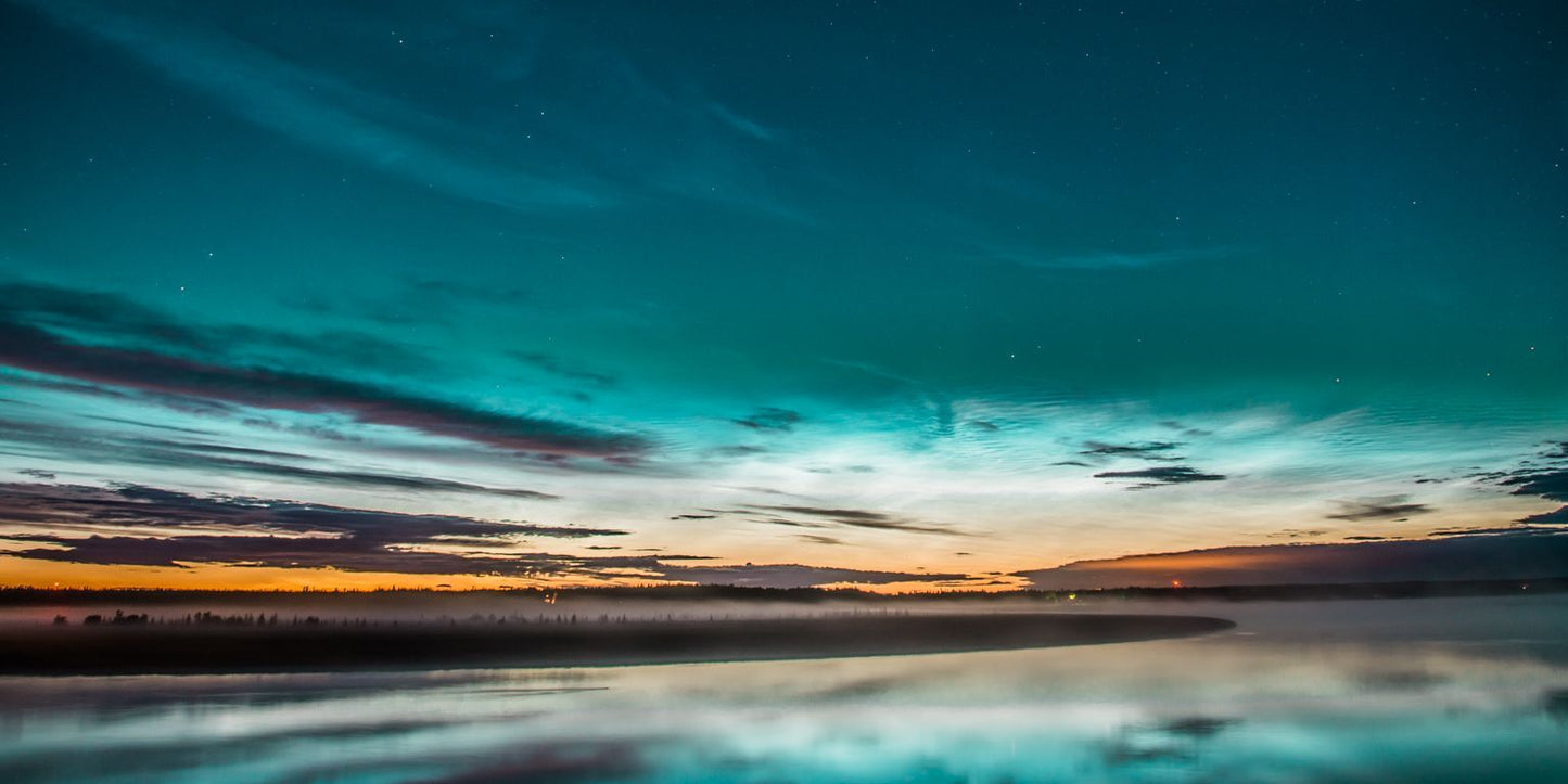 Aurora Borealis Over Snake River