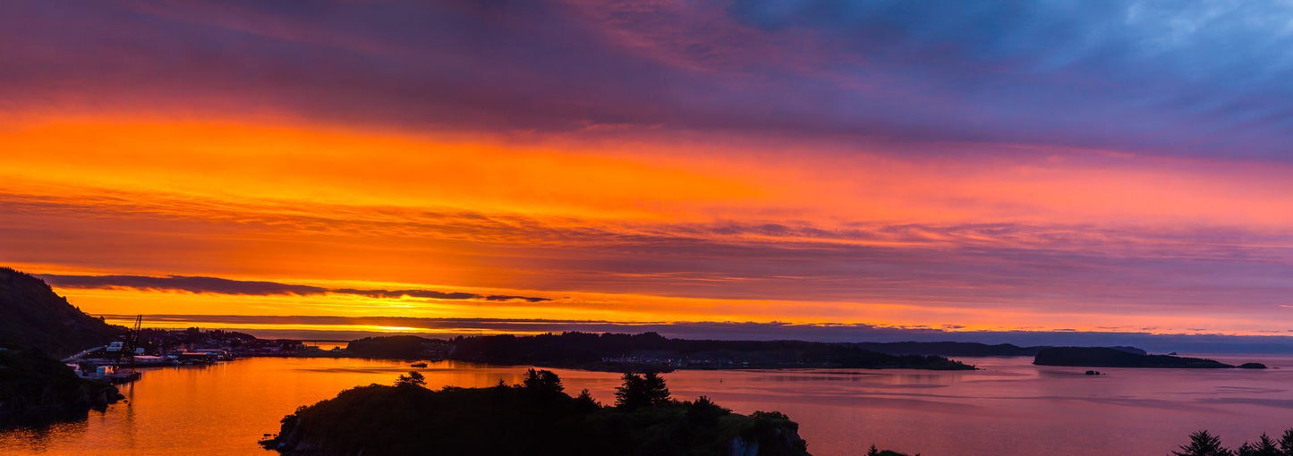 Sunrise over Kodiak